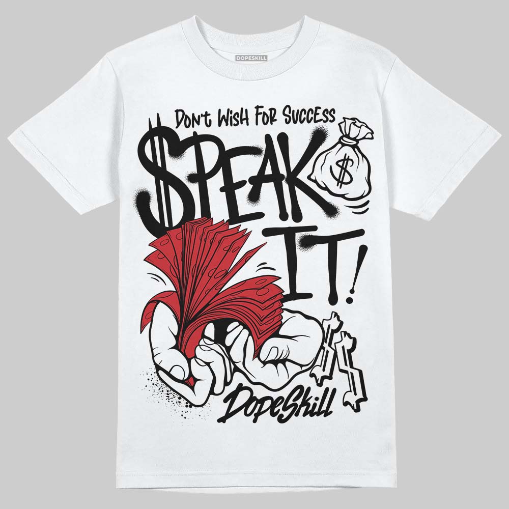 Black Metallic Reimagined 5s DopeSkill T-Shirt Speak It Graphic