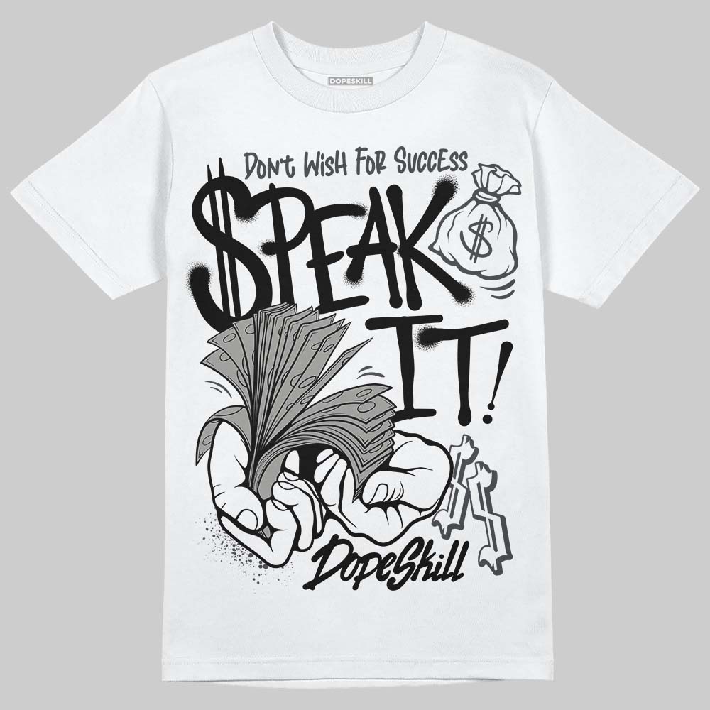 Black Cat 3s DopeSkill T-Shirt Speak It Graphic