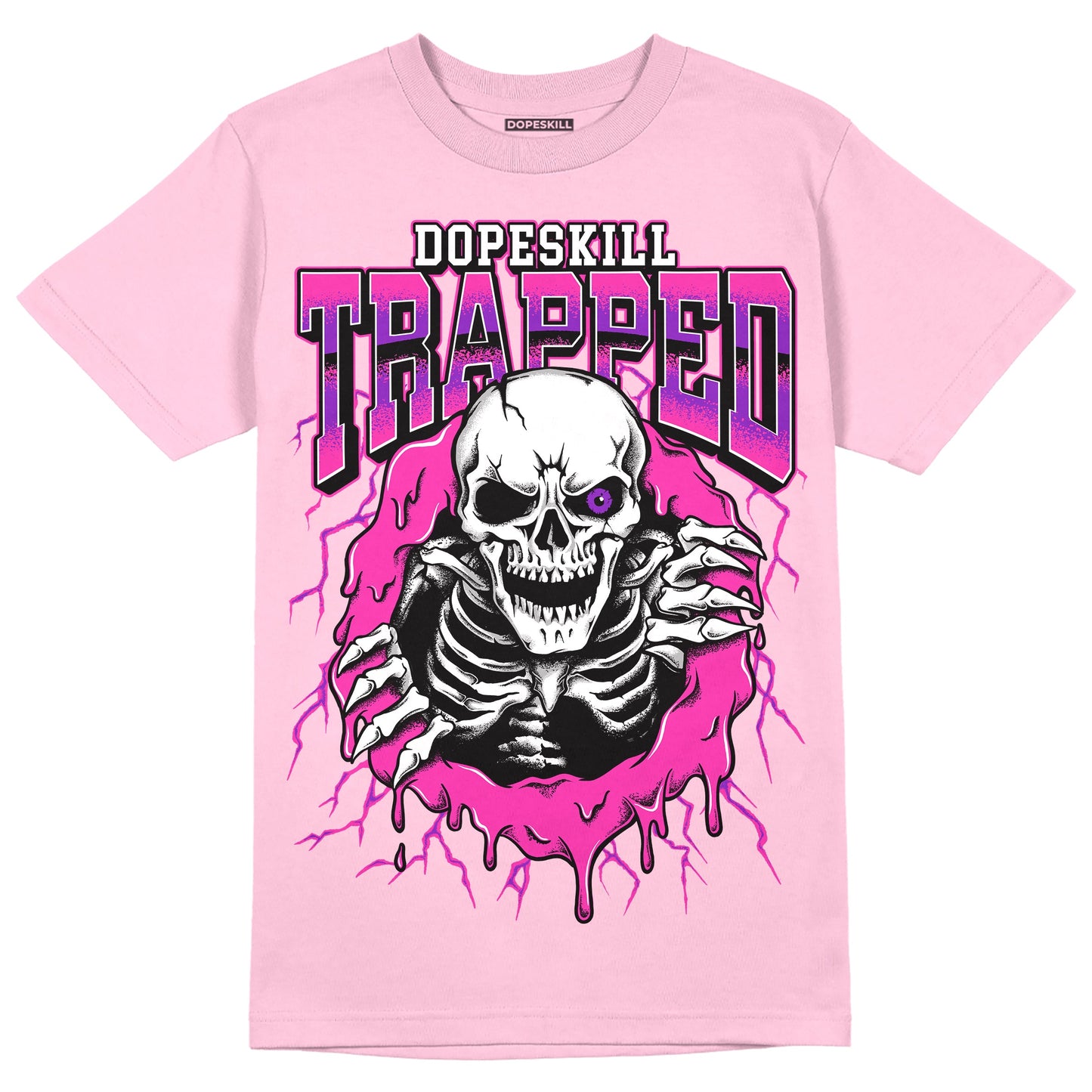 Pink Collection DopeSkill Pink T-shirt Trapped Halloween Graphic