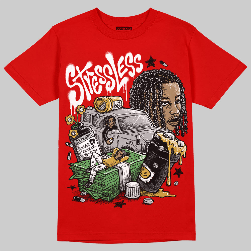 Bred Velvet 11s DopeSkill Red T-shirt Stressless Graphic