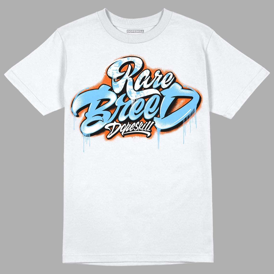 Dunk Low Futura University Blue DopeSkill T-Shirt Rare Breed Type Graphic