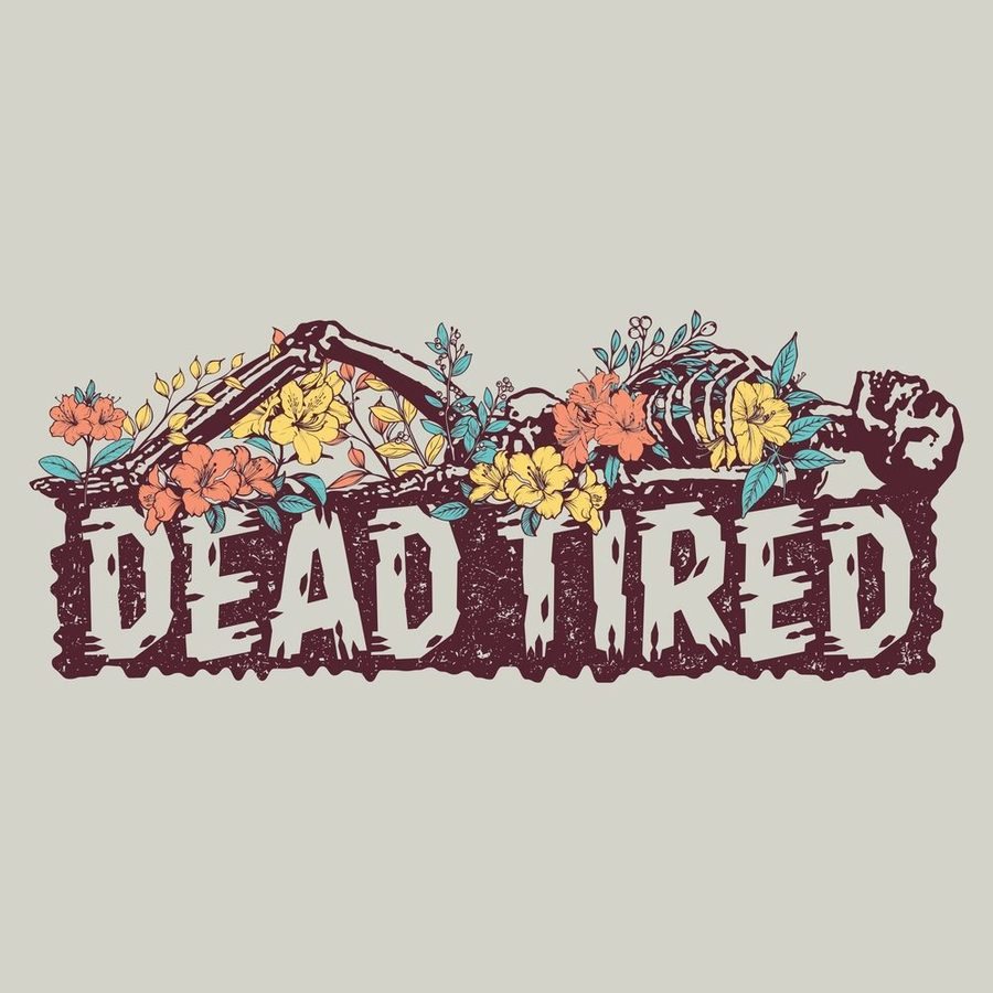 Women's Dead Tired Boyfriend Fit T-Shirt - Sand