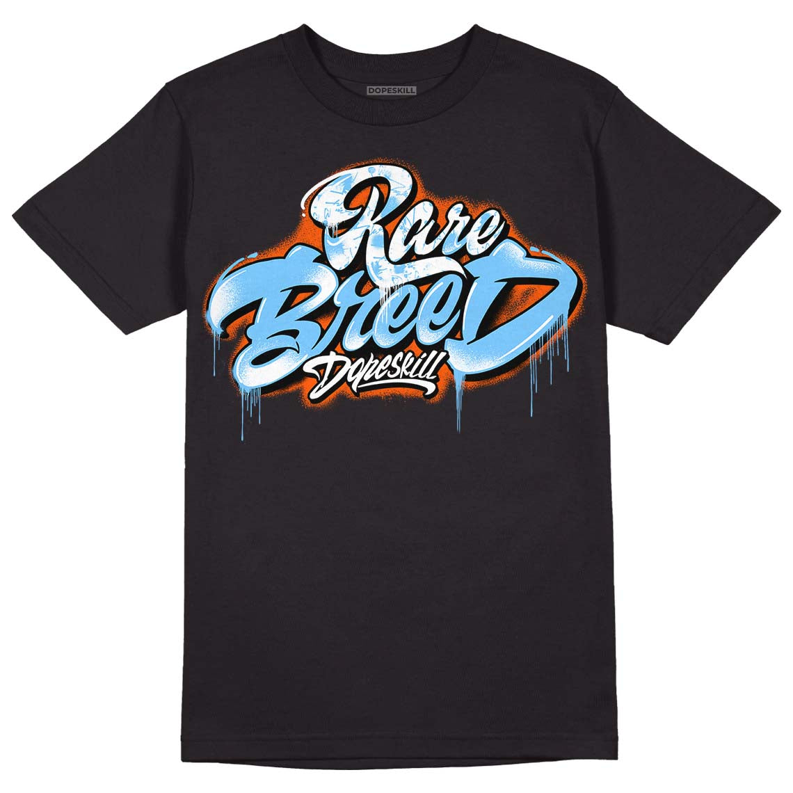 Dunk Low Futura University Blue DopeSkill T-Shirt Rare Breed Type Graphic