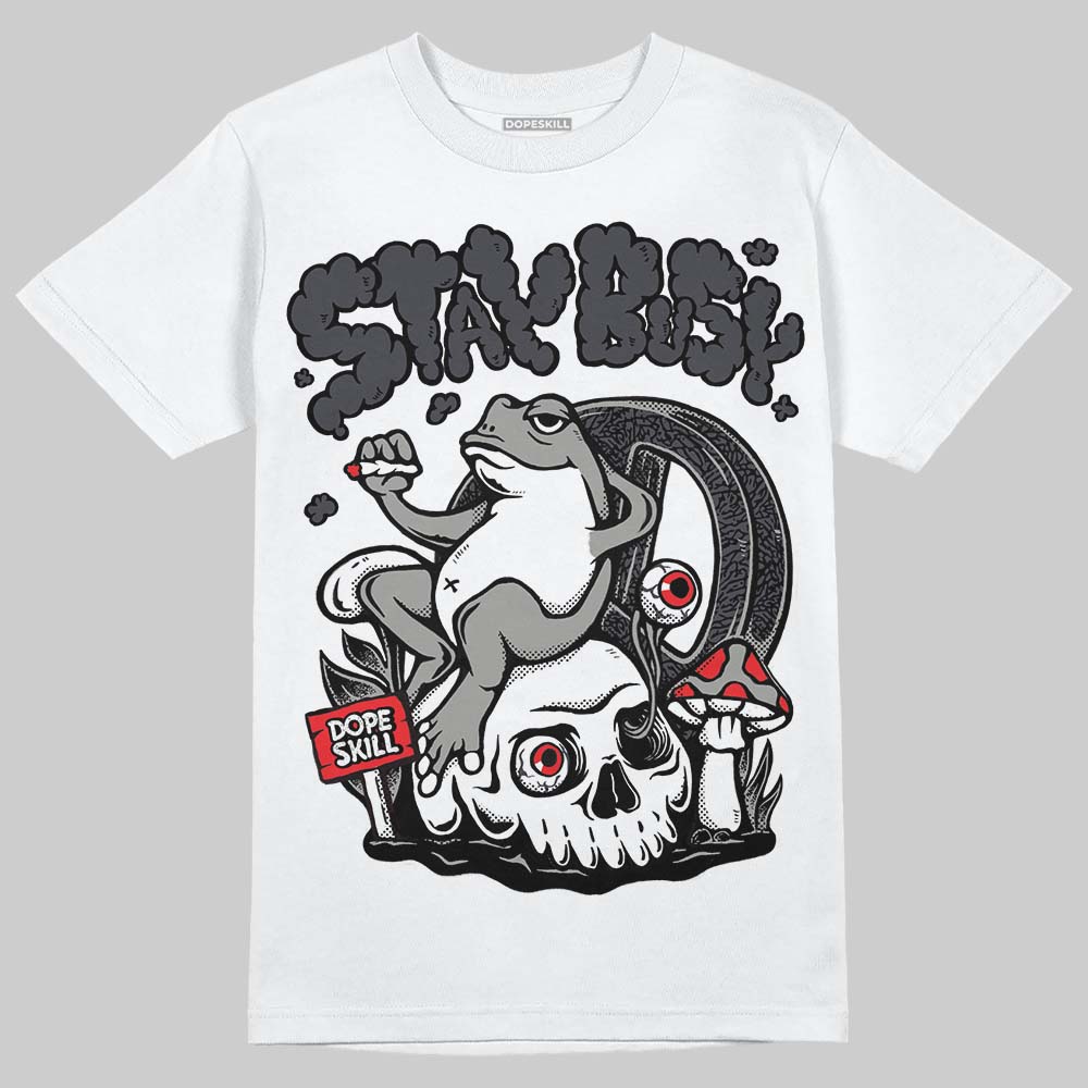 Black Cat 3s DopeSkill T-Shirt Stay Busy Graphic