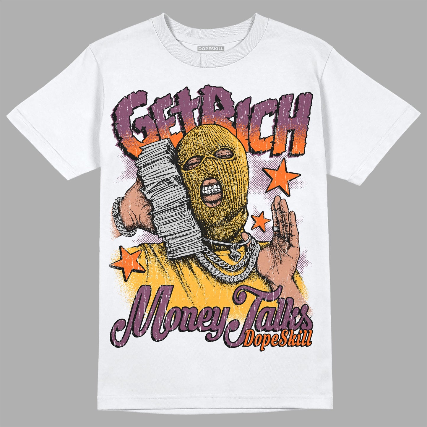 Brotherhood 1s High OG DopeSkill T-Shirt Get Rich Graphic