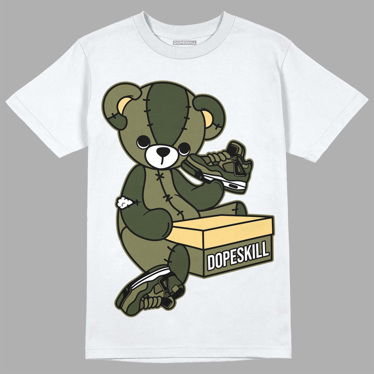 Craft Olive 4s DopeSkill T-Shirt Sneakerhead BEAR Graphic