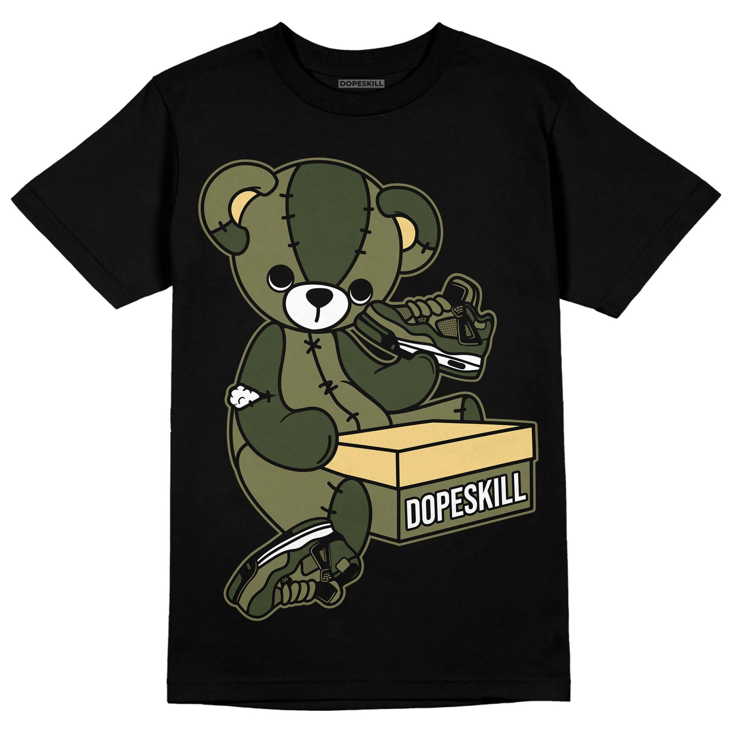 Craft Olive 4s DopeSkill T-Shirt Sneakerhead BEAR Graphic