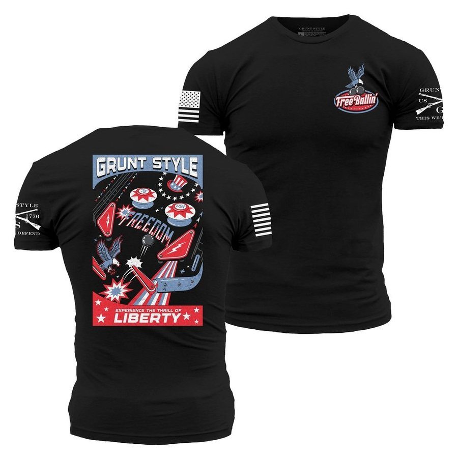 Free Ballin' T-Shirt - Black