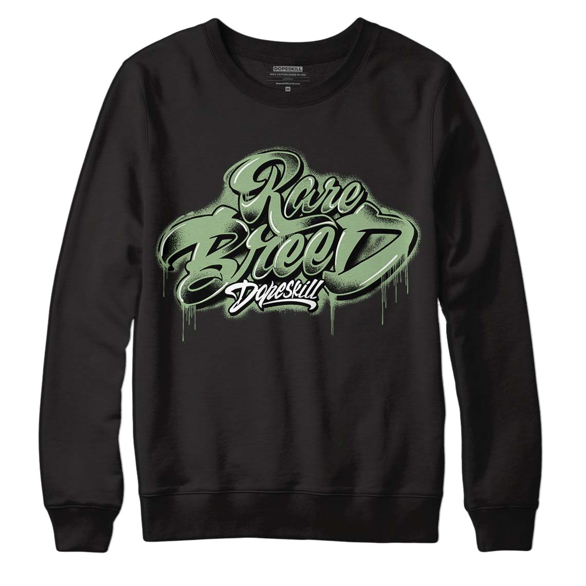 Seafoam 4s DopeSkill Sweatshirt Rare Breed Type Graphic