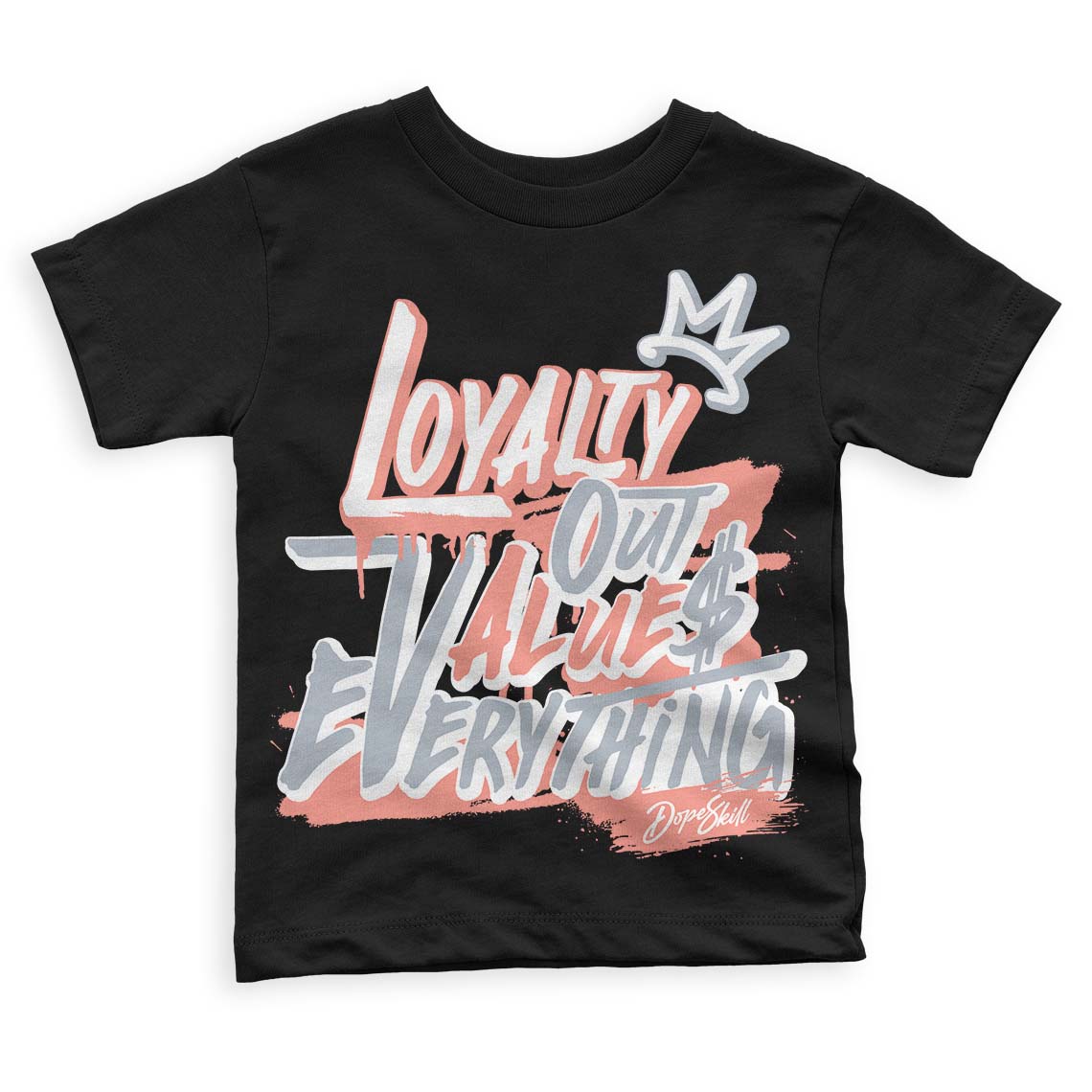 Crimson Bliss 5s DopeSkill Toddler Kids T-shirt LOVE Graphic