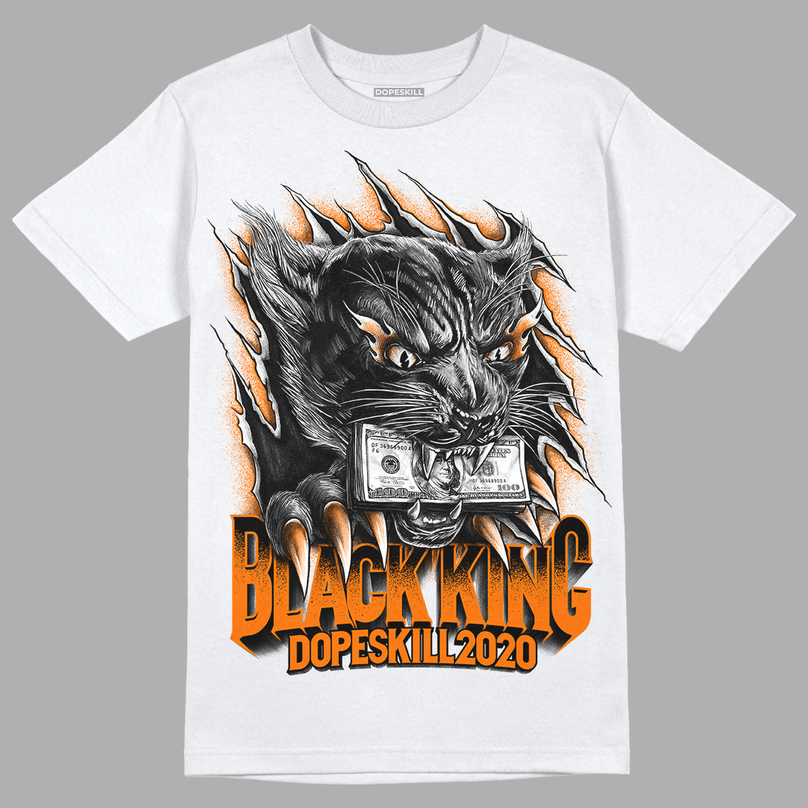 Dunk Low Magma Orange DopeSkill T-Shirt Black King Graphic