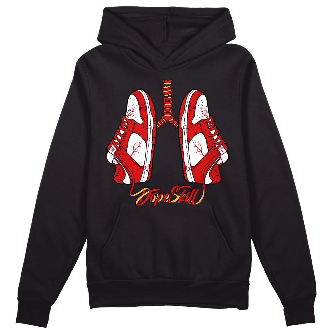 Dunk Low Gym Red DopeSkill Hoodie Sweatshirt Breathe Graphic