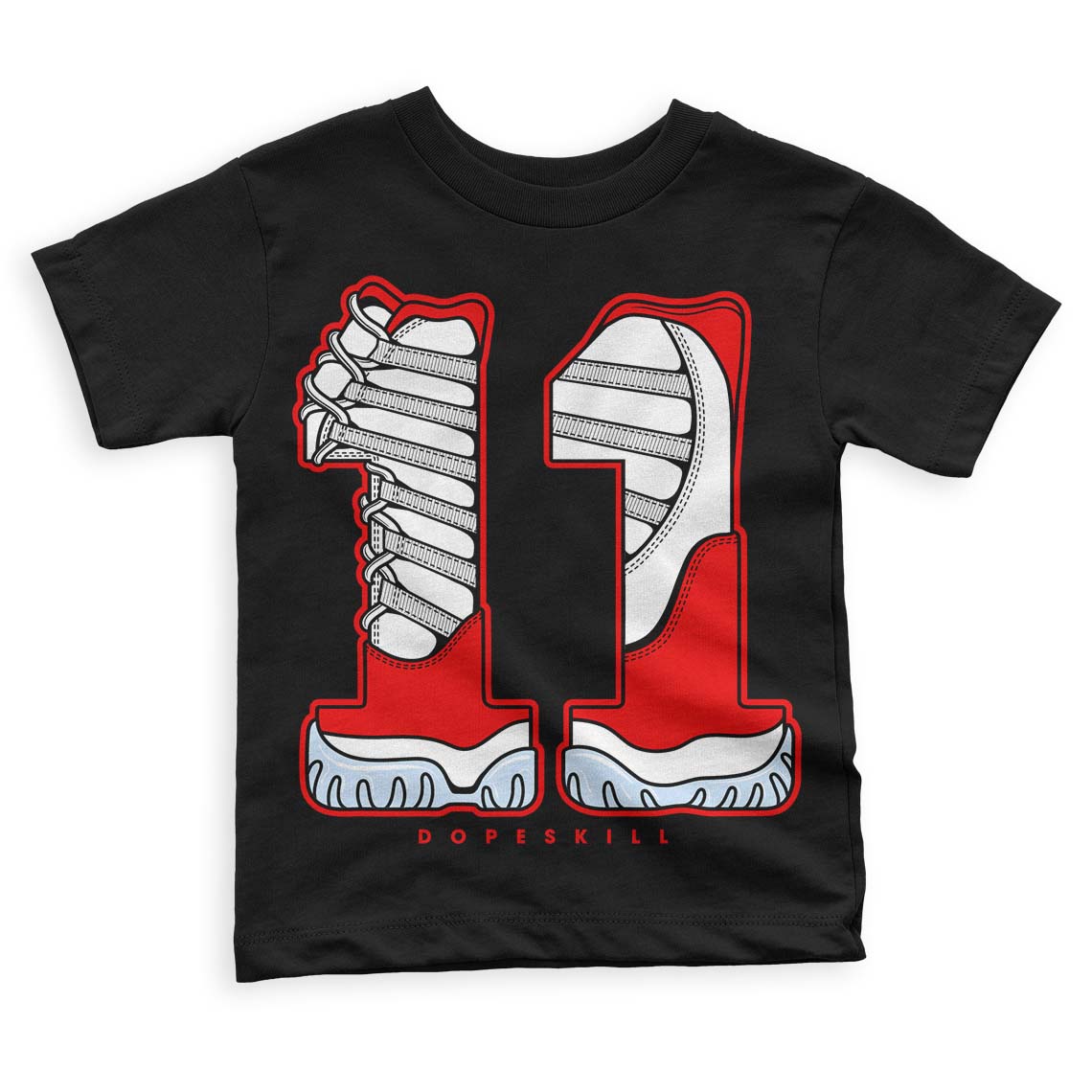 Cherry 11s  DopeSkill Toddler Kids T-shirt No.11 Graphic