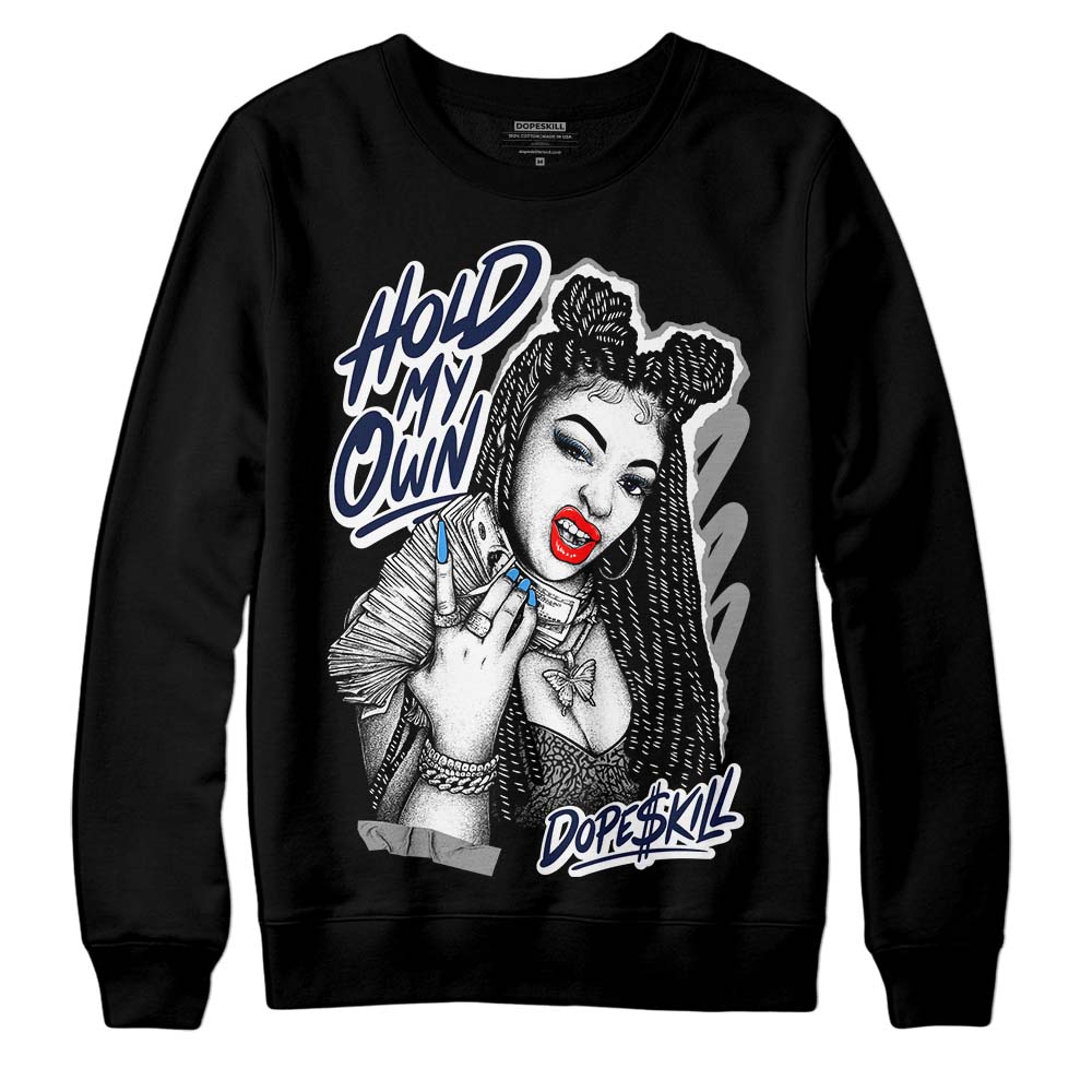 Midnight Navy 3s DopeSkill Sweatshirt New H.M.O Graphic