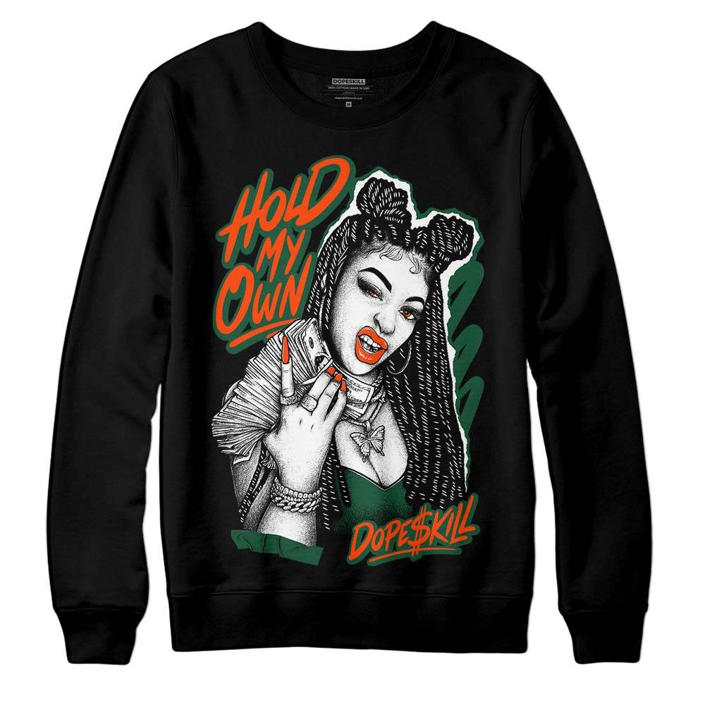 Dunk Team Dark Green Orange DopeSkill Sweatshirt New H.M.O Graphic