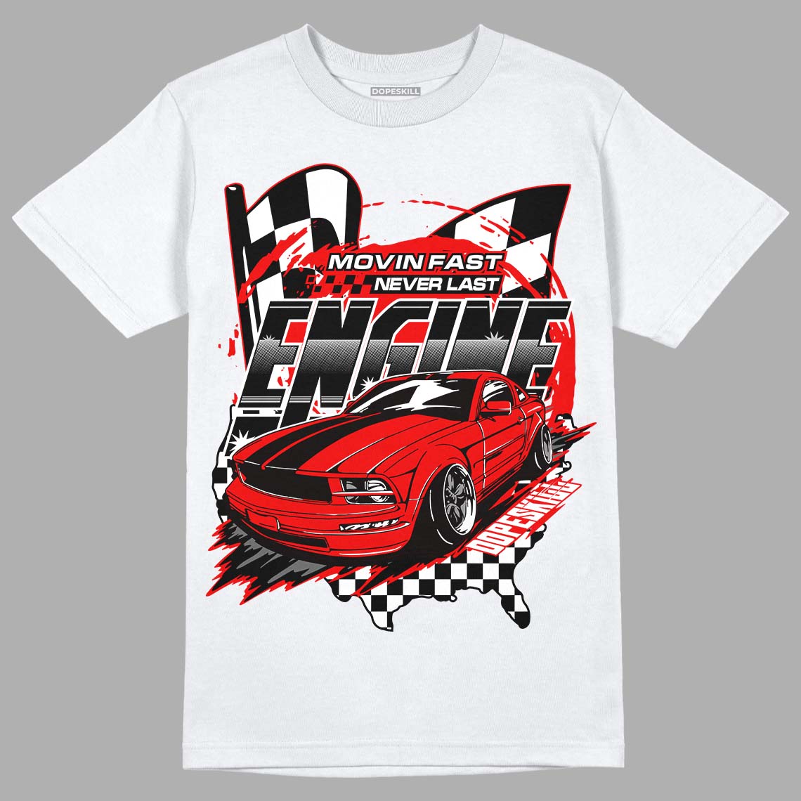 Cherry 11s DopeSkill T-Shirt ENGINE Tshirt Graphic