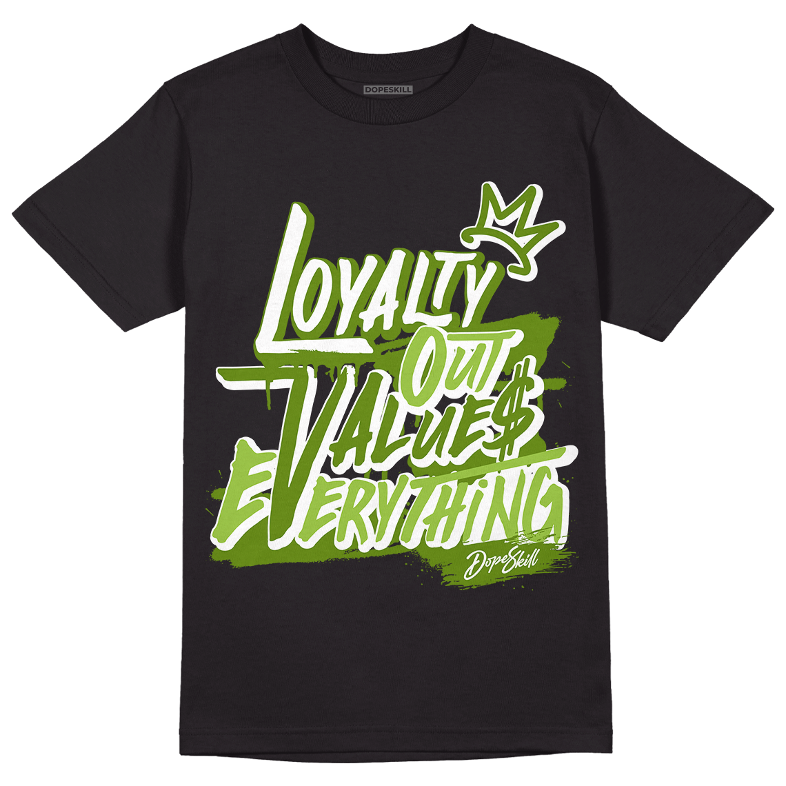 Dunk Low 'Chlorophyll' DopeSkill T-Shirt LOVE Graphic