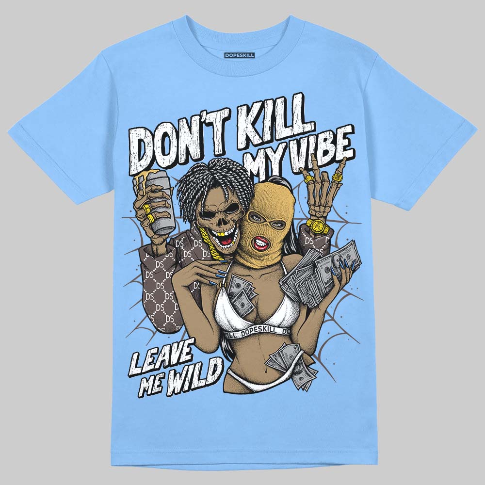 Handball Spezial Light Blue DopeSkill T-Shirt Don't Kill My Vibe Graphic