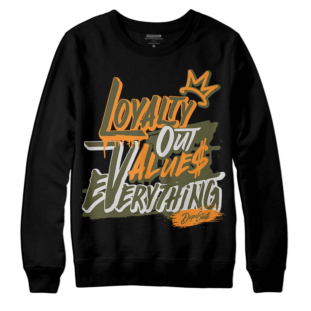 Olive 5s DopeSkill Sweatshirt LOVE Graphic