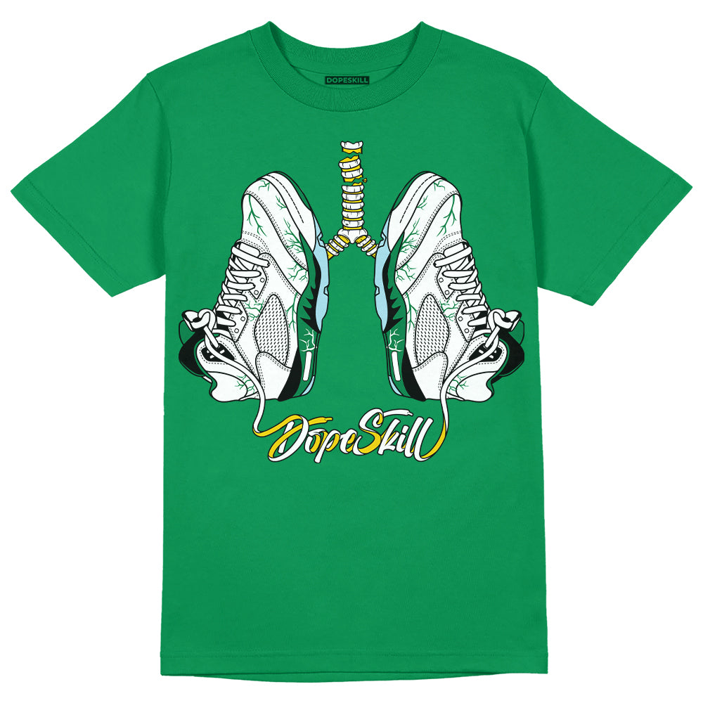 Lucky Green 5s DopeSkill Green T-shirt Breathe Graphic