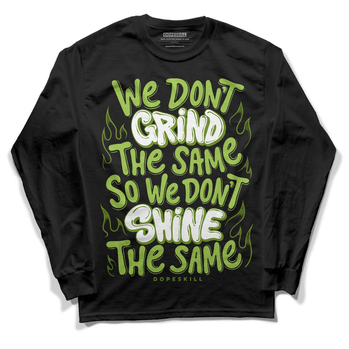 Dunk Low 'Chlorophyll' DopeSkill Long Sleeve T-Shirt Grind Shine Graphic
