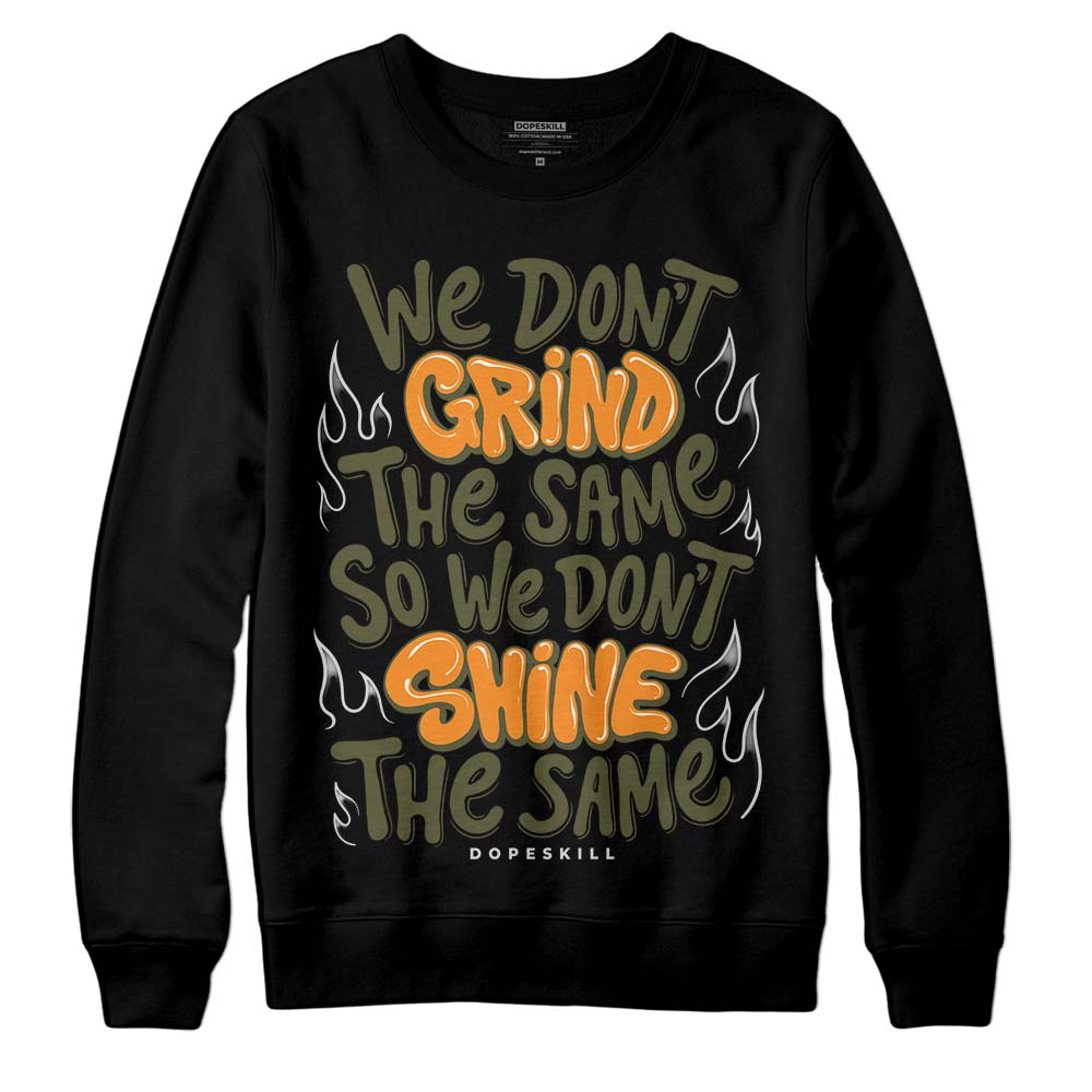 Olive 5s DopeSkill Sweatshirt Grind Shine Graphic
