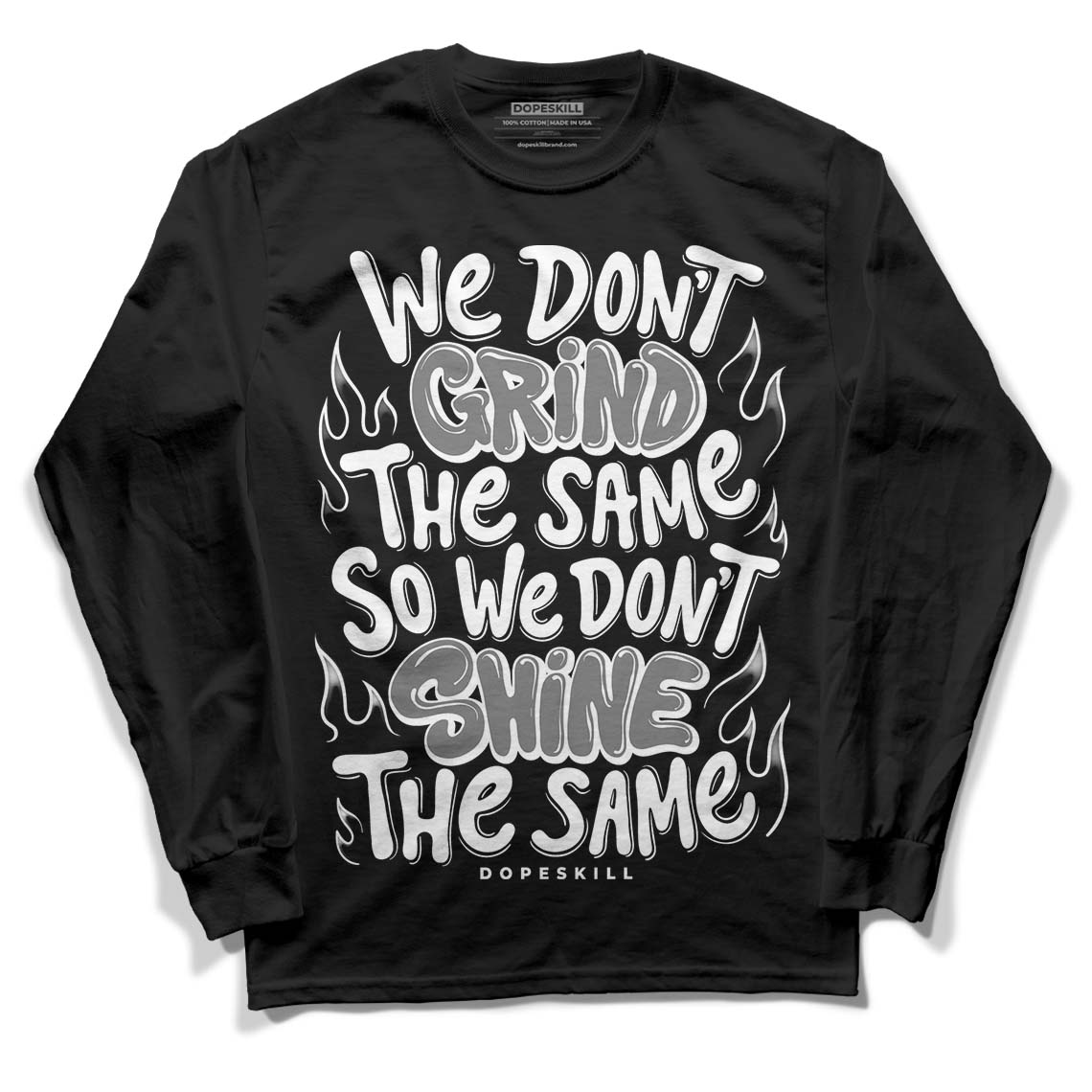 Dunk Low Panda White Black DopeSkill Long Sleeve T-Shirt Grind Shine Graphic