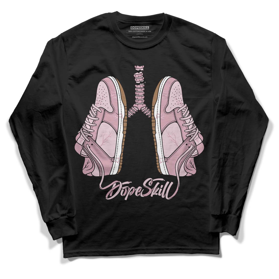 Dunk Low Teddy Bear Pink DopeSkill Long Sleeve T-Shirt Breathe Graphic