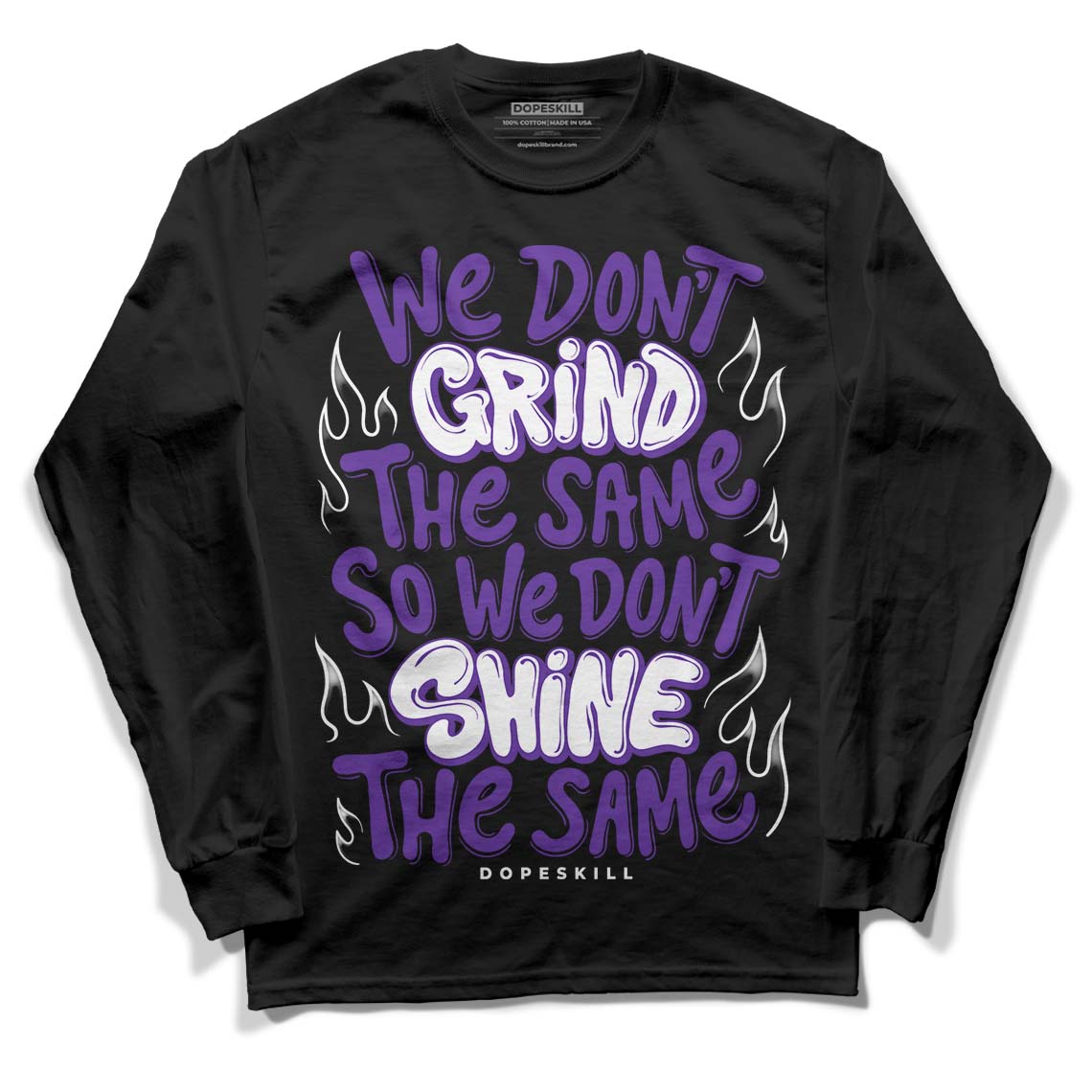 Court Purple 13s DopeSkill Long Sleeve T-Shirt Grind Shine Graphic