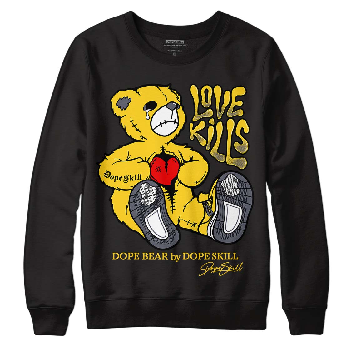 Lightning 4s DopeSkill Sweatshirt Love Kills Graphic