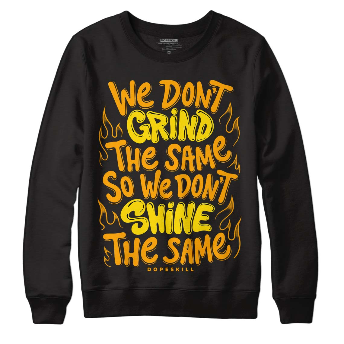Black Taxi 12s DopeSkill Sweatshirt Grind Shine Graphic