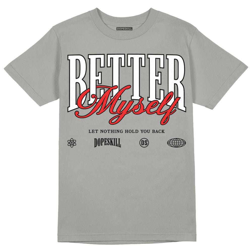 Grey Collection DopeSkill Grey T-shirt Better Myself Graphic