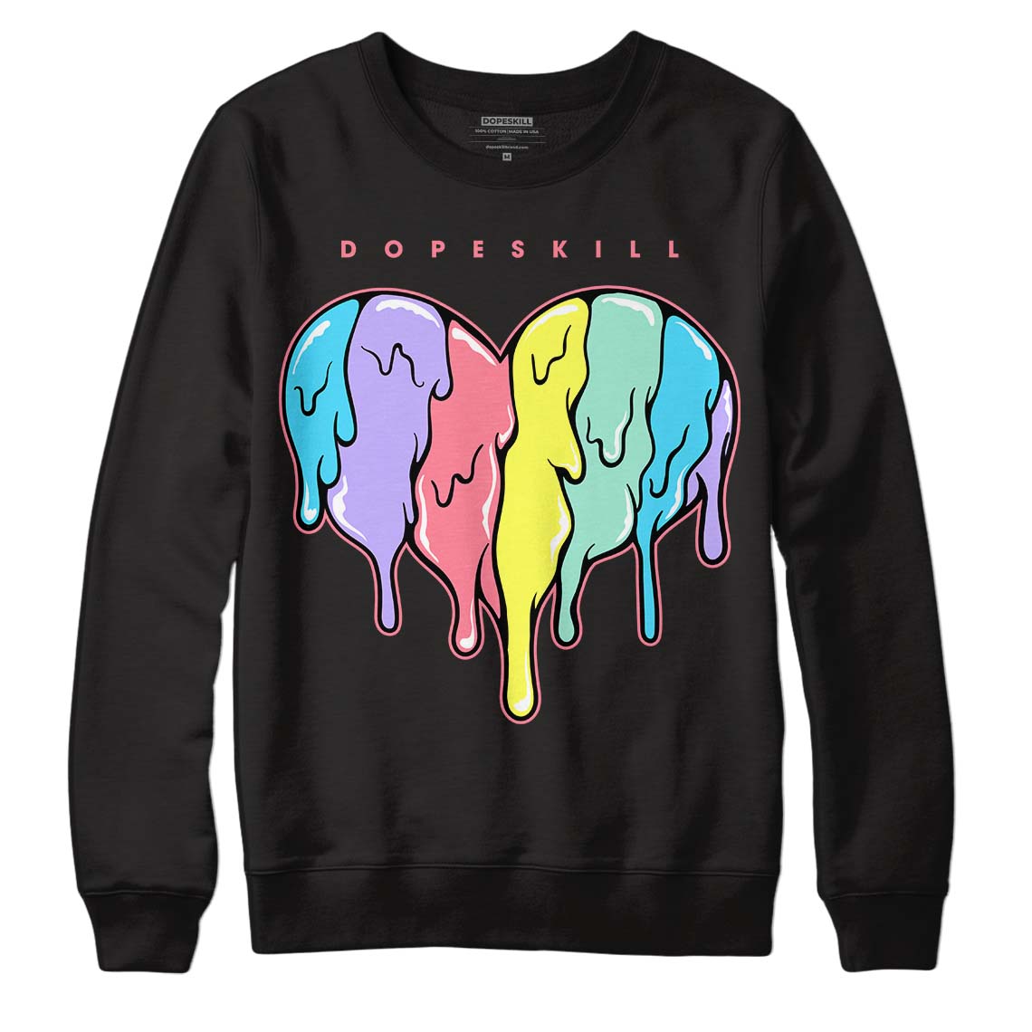 Candy Easter Dunk Low DopeSkill Sweatshirt Slime Drip Heart Graphic