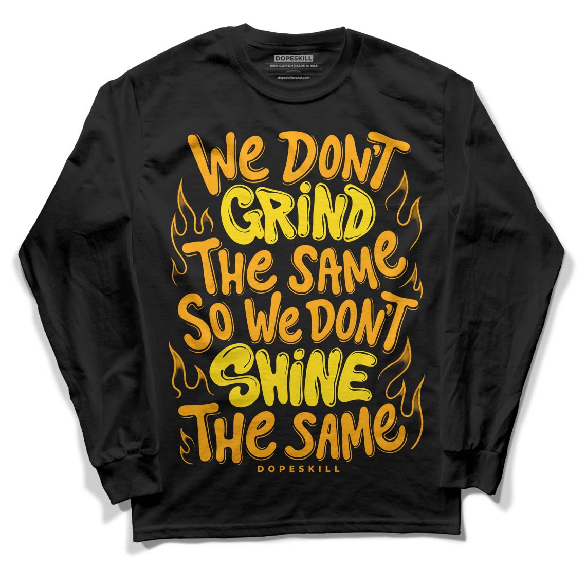 Black Taxi 12s DopeSkill Long Sleeve T-Shirt Grind Shine Graphic