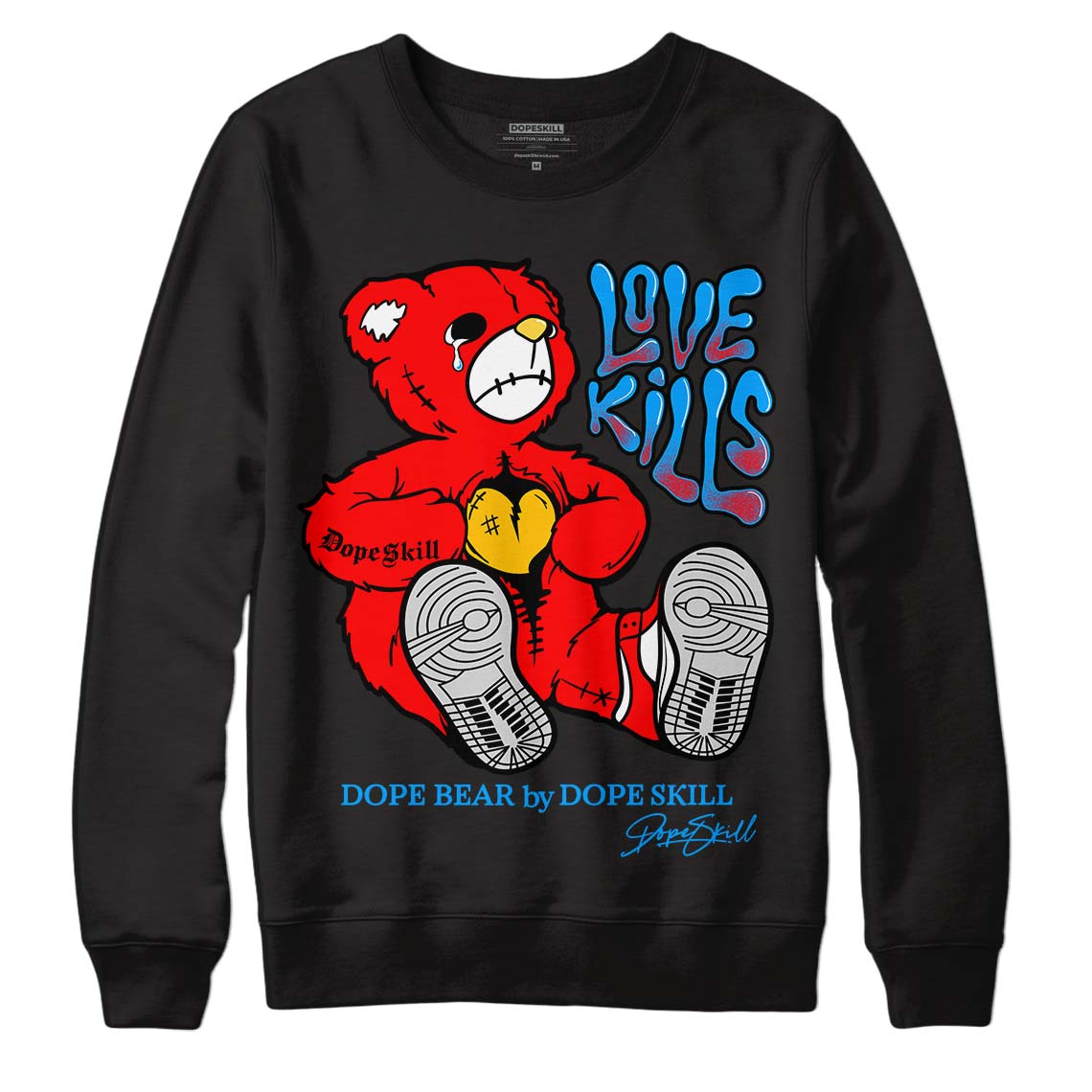 Fruity Pebbles Dunks DopeSkill Sweatshirt Love Kills Graphic