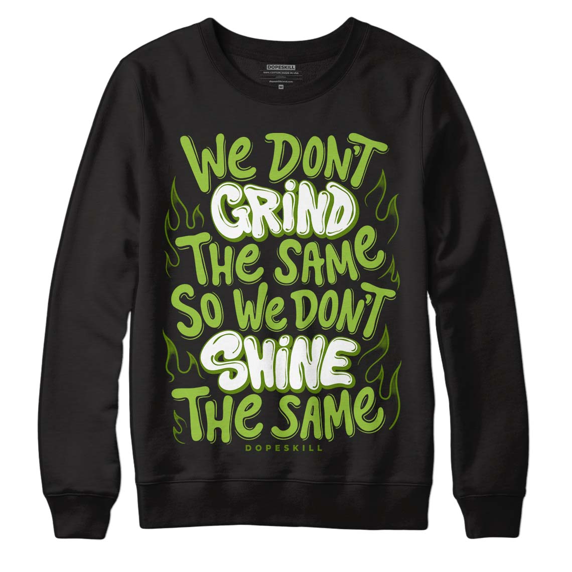 Dunk Low 'Chlorophyll' DopeSkill Sweatshirt Grind Shine Graphic