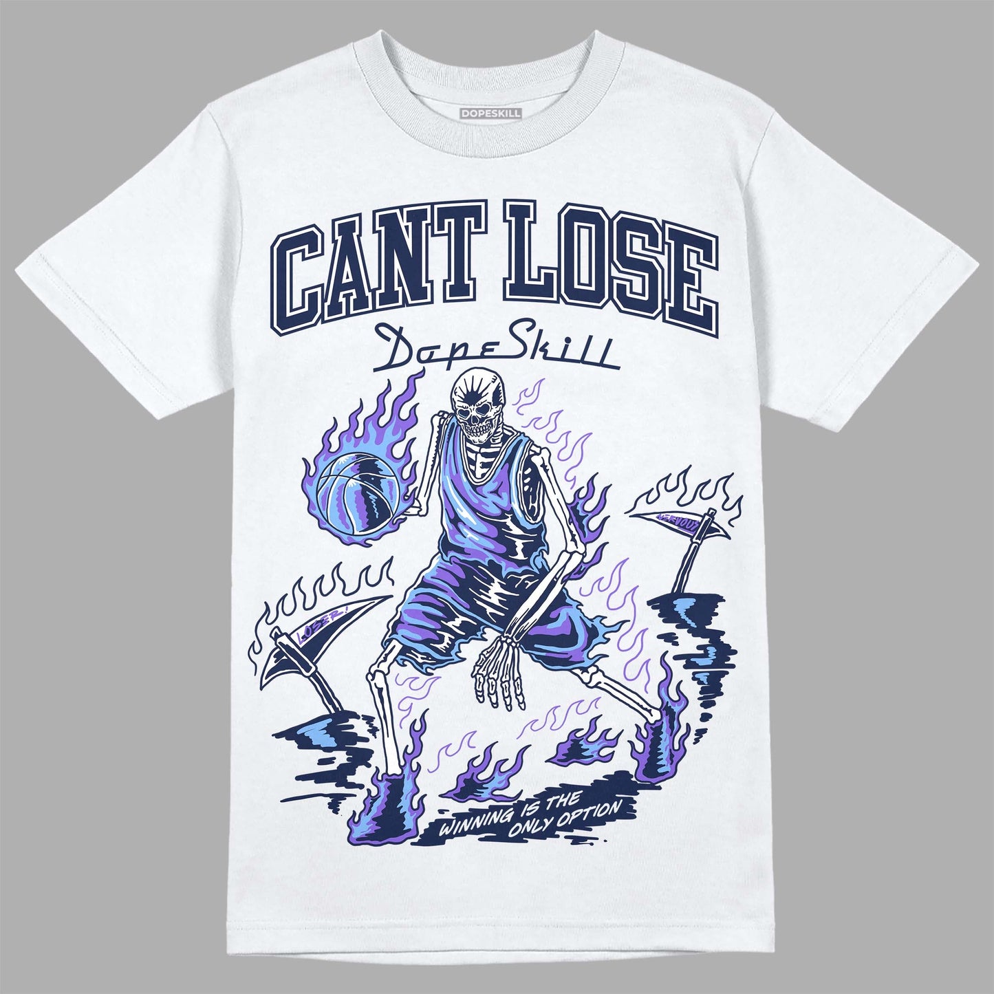 Midnight Navy 5s DopeSkill T-Shirt Cant Lose Graphic