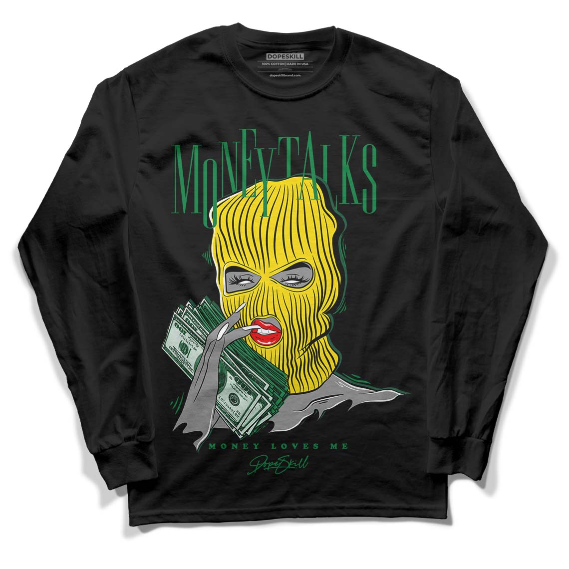 Dunk Low Reverse Brazil DopeSkill Long Sleeve T-Shirt LOVE Graphic