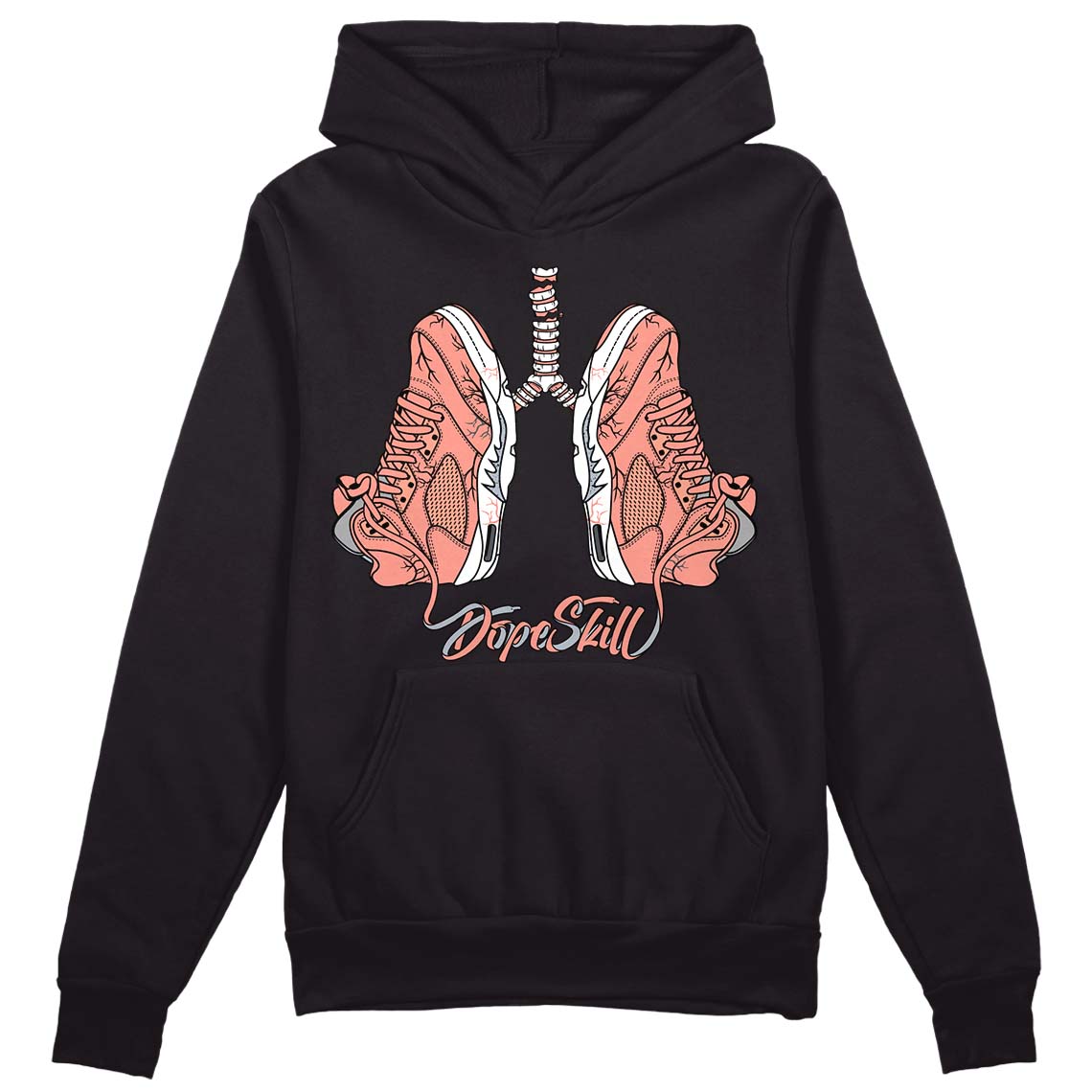 Crimson Bliss 5s DopeSkill Hoodie Sweatshirt Breathe Graphic