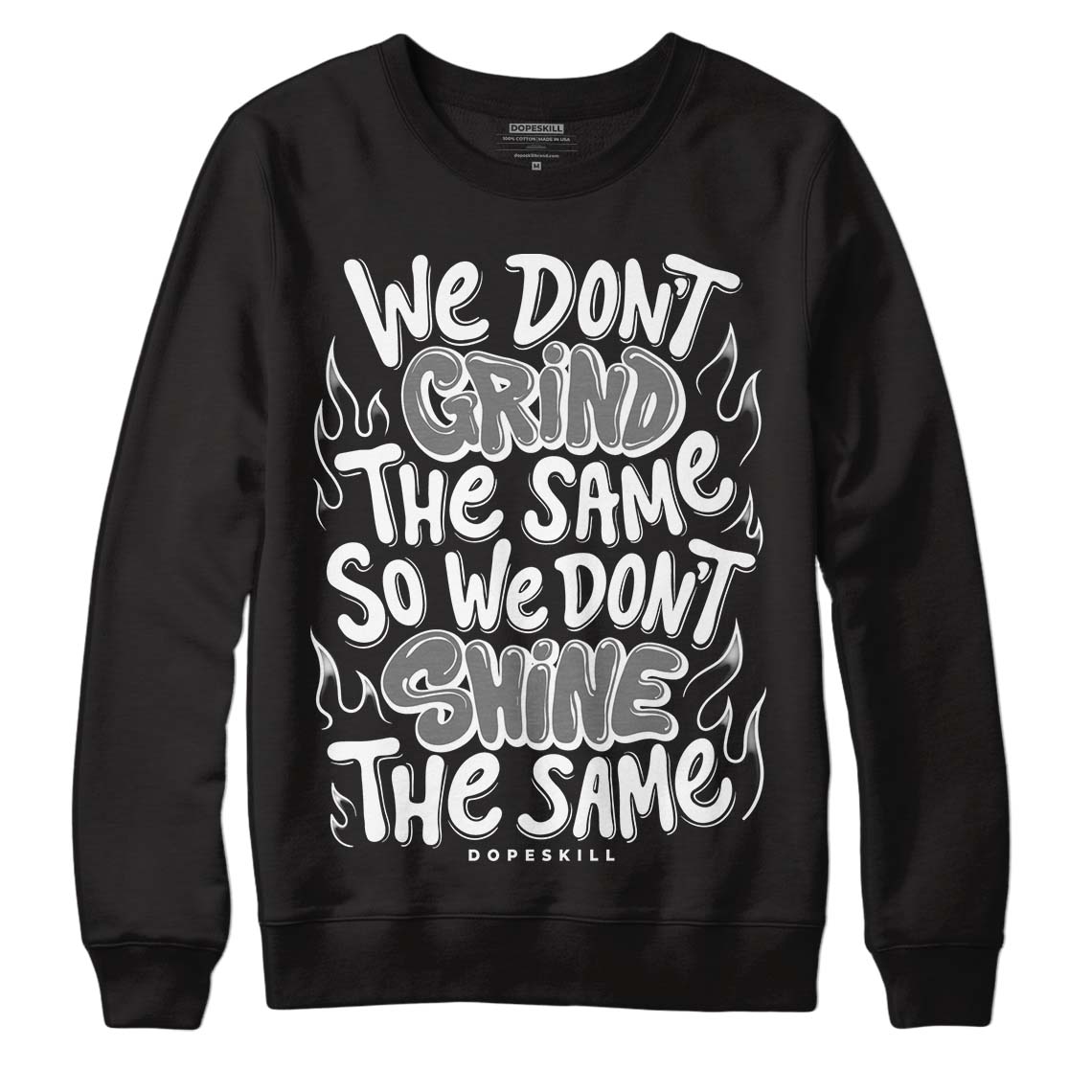 Dunk Low Panda White Black DopeSkill Sweatshirt Grind Shine Graphic