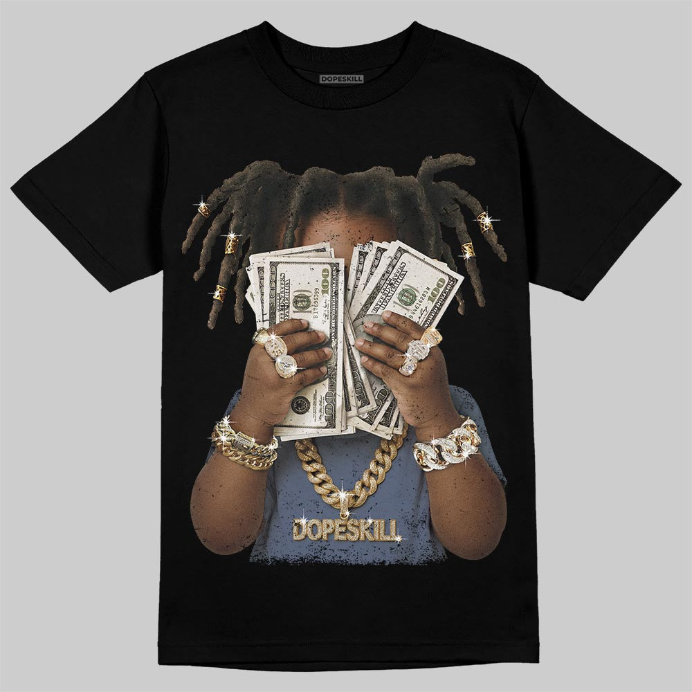 Diffused Blue 11s DopeSkill T-Shirt Rich Youth Graphic