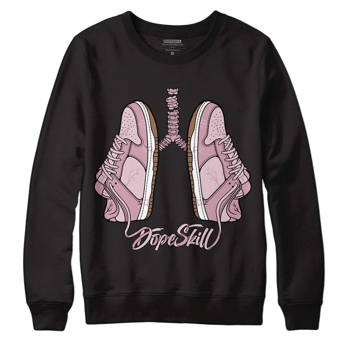 Dunk Low Teddy Bear Pink DopeSkill Sweatshirt Breathe Graphic