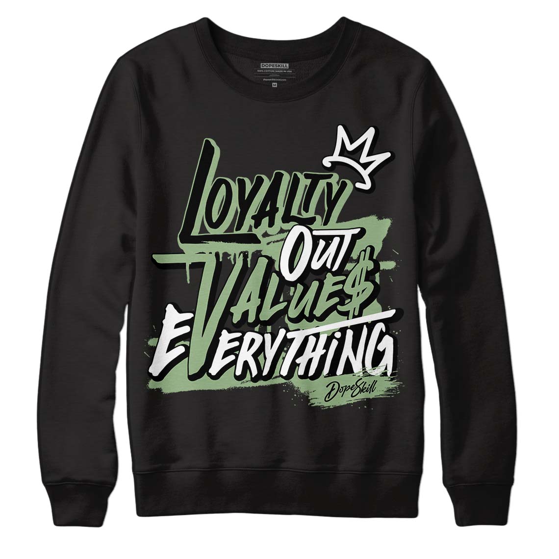 Seafoam 4s DopeSkill Sweatshirt LOVE Graphic