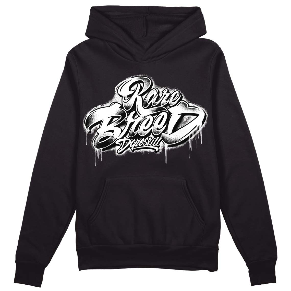 Dunk Low Panda White Black DopeSkill Hoodie Sweatshirt Rare Breed Type Graphic