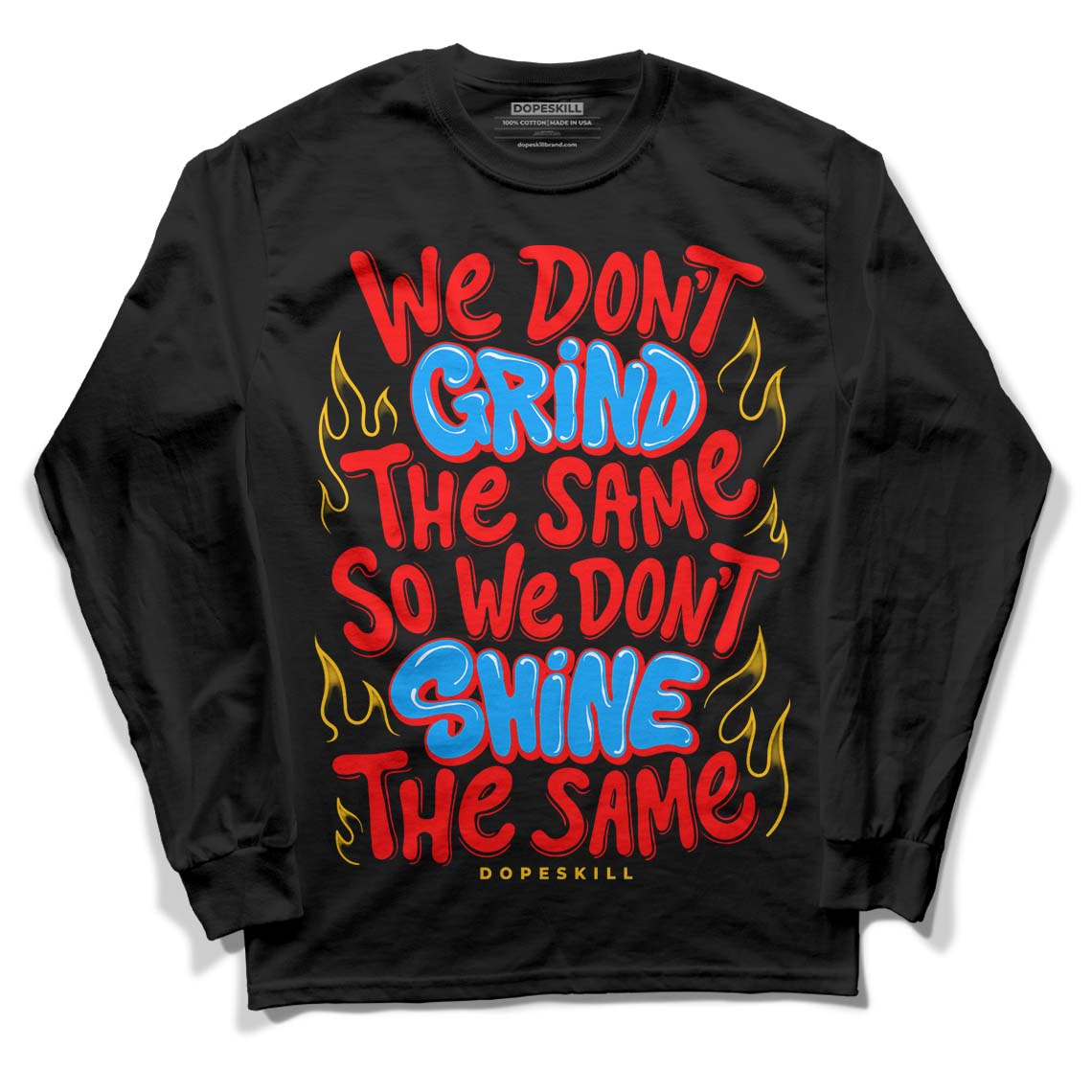 Fruity Pebbles Dunks DopeSkill Long Sleeve T-Shirt Grind Shine Graphic