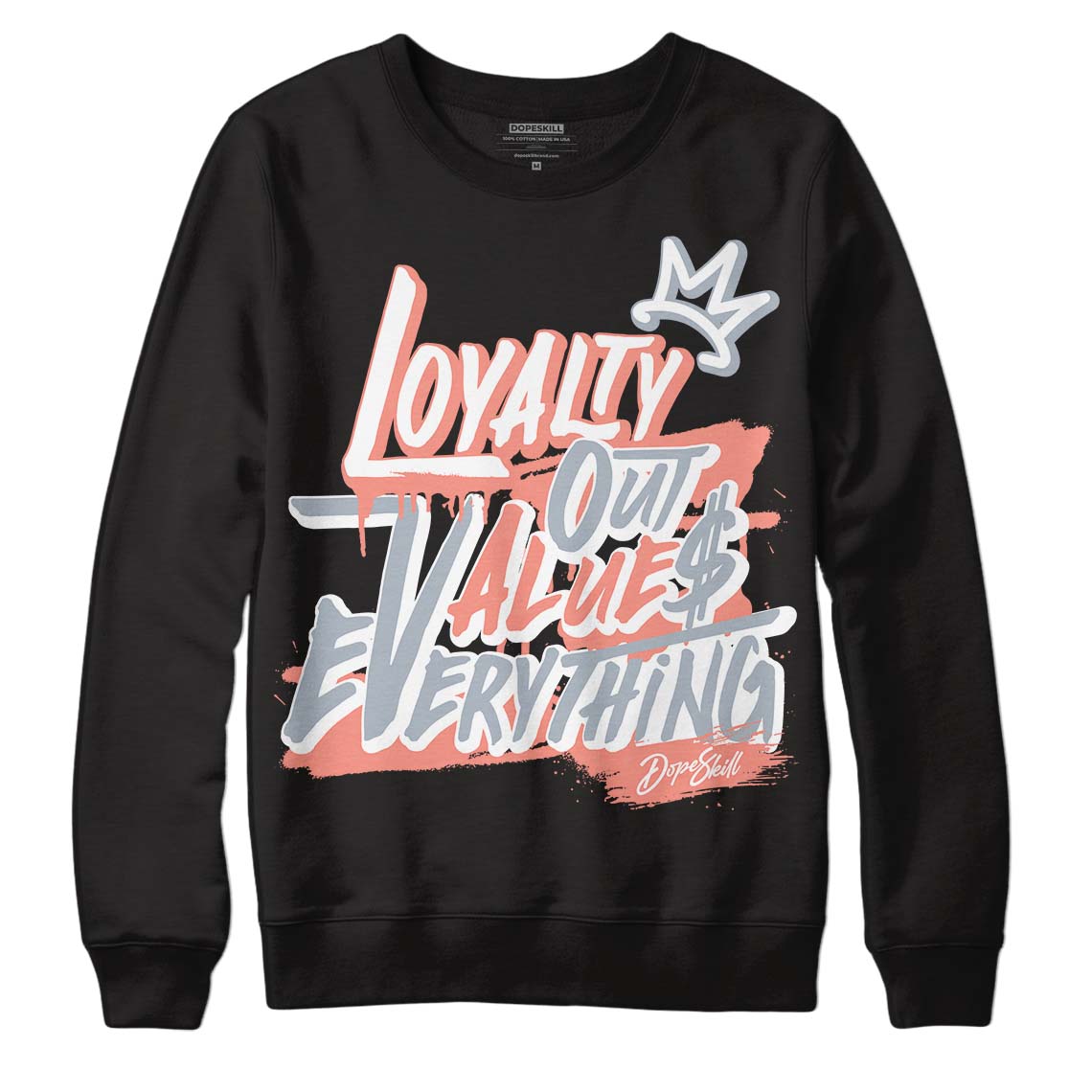 Crimson Bliss 5s DopeSkill Sweatshirt LOVE Graphic