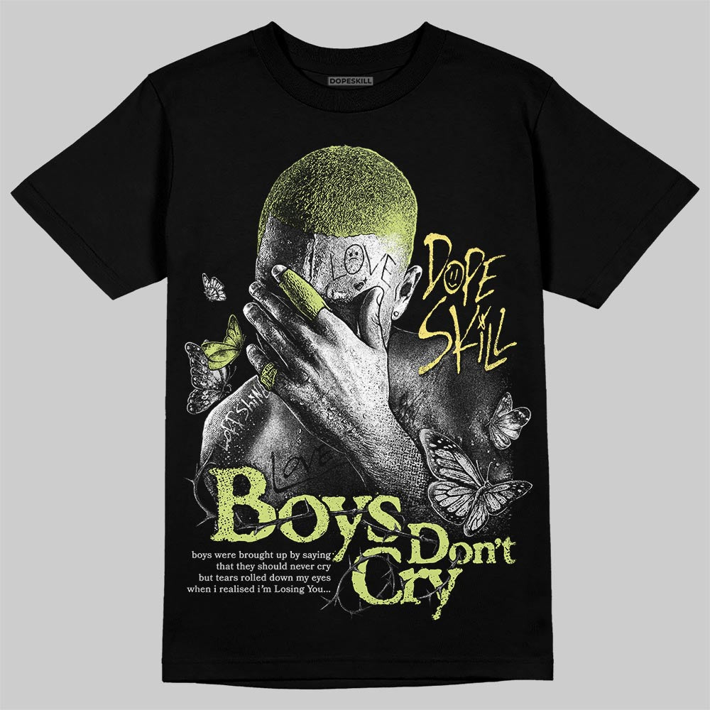 Light Lemon Twist 4s DopeSkill T-Shirt Boys Don't Cry Graphic