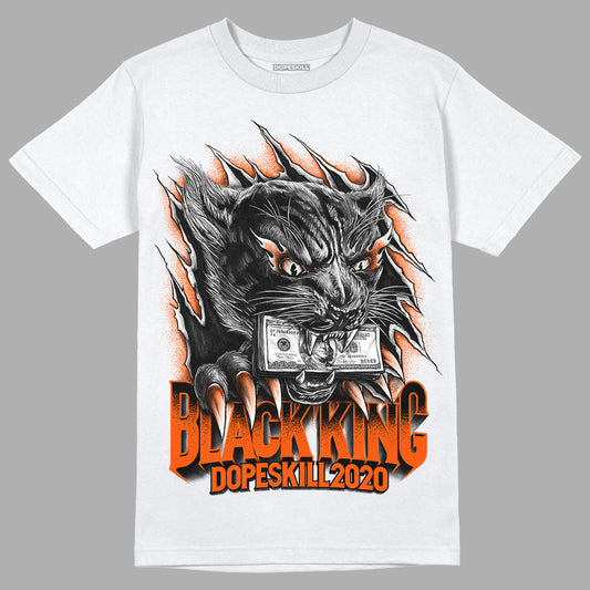Orange Milk DopeSkill T-Shirt Black King Graphic