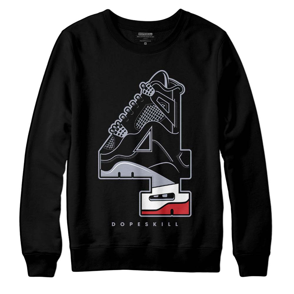 Bred Reimagined 4s DopeSkill Sweatshirt No.4 Graphic
