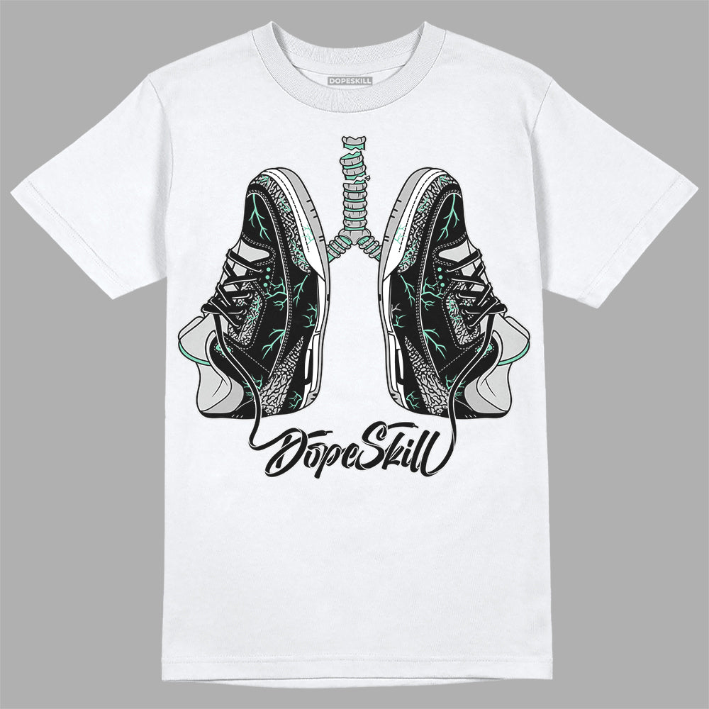 Green Glow 3s DopeSkill T-Shirt Breathe Graphic